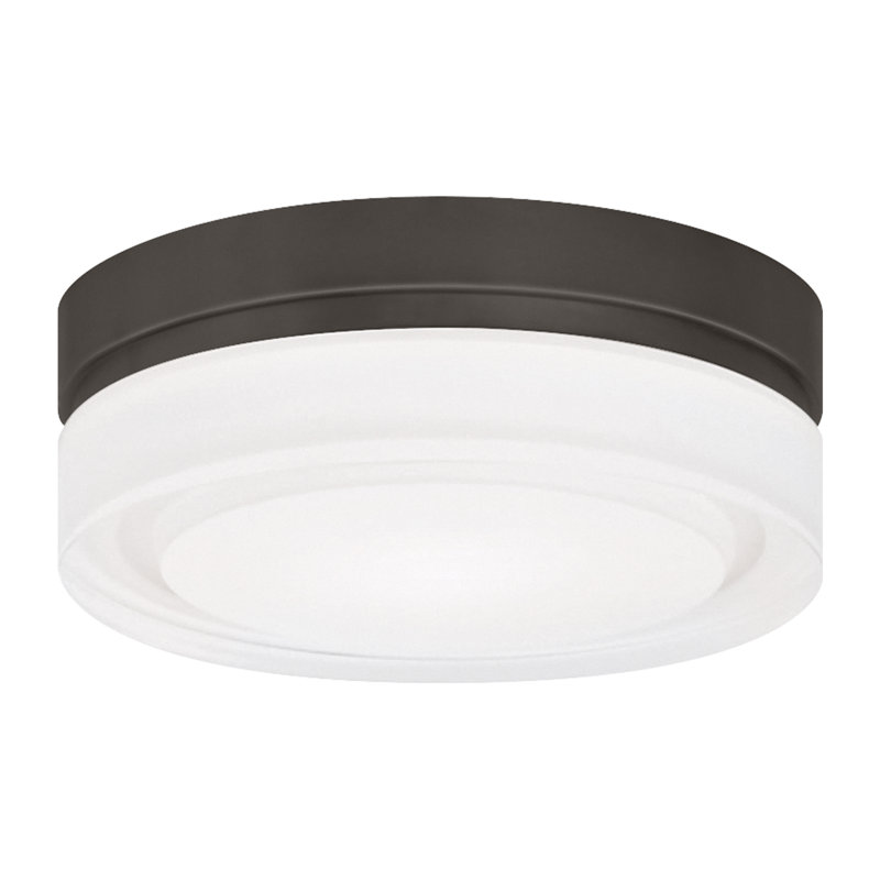 Cirque LED Outdoor Flush Mount, Bronze