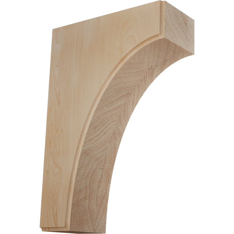 Support de H 8 po x l 1 3/4 po x P 6 po, Cerisier, H 6 po x l 5,25 po x P 4 po 