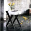 Table froide blanche et noire avec solution pratique de chargement de tiroir de rangement intégrée-1354088132