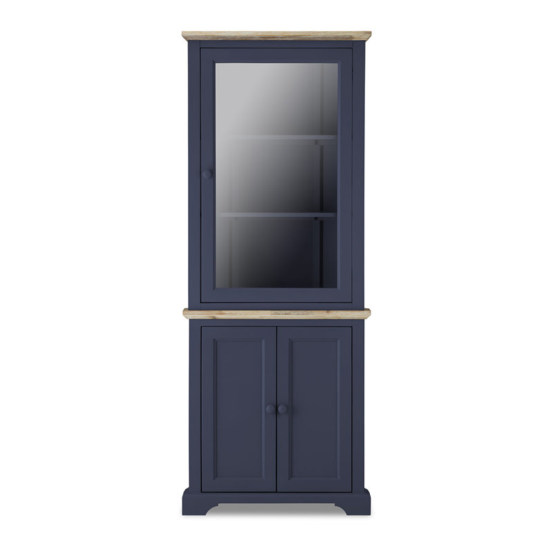 Teague Display Cabinet, Navy Blue