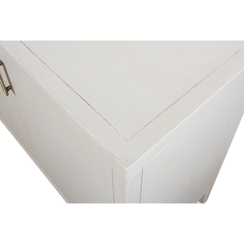Cortina 80'' White Contemporary Sideboard with Adjustable Shelves