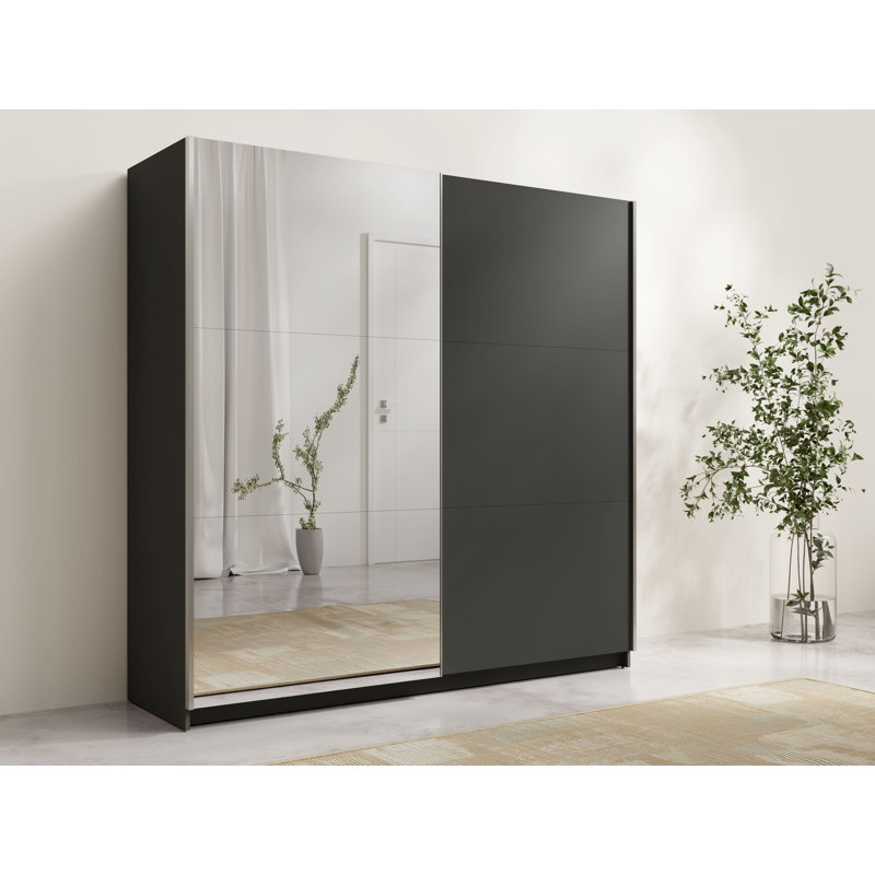 Laminate Wardrobe, Graphite Gray, 525.78cm H x 509.52cm W x 140.46cm D