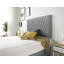 Sealcove Etheral Velvet Divan Bed Base with 32" Upholstered Headboard-1103980743-1103980741-1103693577