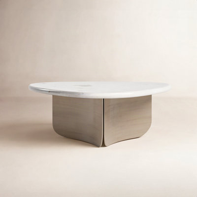 Humphrey 37" Genuine Marble Coffee Table