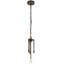 Luminaire suspendu cylindrique simple à 1 lumière Fulton
