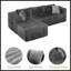 Canapé modulaire en L à compression, revêtement moelleux, structure entièrement en mousse, emballé sous vide, peu encombrant pour le salon et l’appartement-1726254173