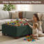 Repose-pieds de rangement l 29,1 po avec plateau en bois-383384382-374651434