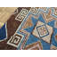 Tapis décoratif en laine brun noué à la main turque de conception unique 3 pi 1 po x 5 pi 5 po Aubreylynn