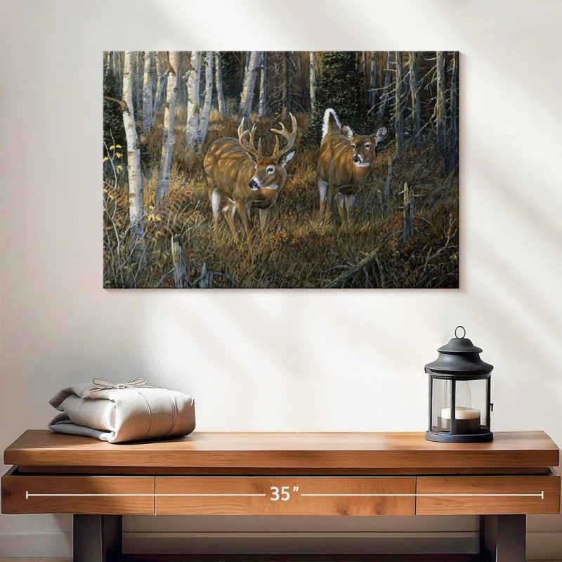 Brampt November Instinct - Deer, 16" H x 24" W