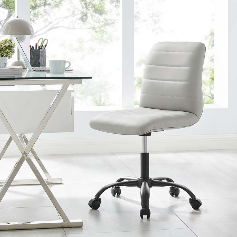 Chaise de bureau Ripple, Gris clair