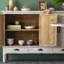 Buffet en bois manufacturé rétro-1796294796