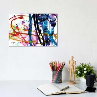 La musique abstraite par Kathy Morton Stanion - peinture sur toile tendue