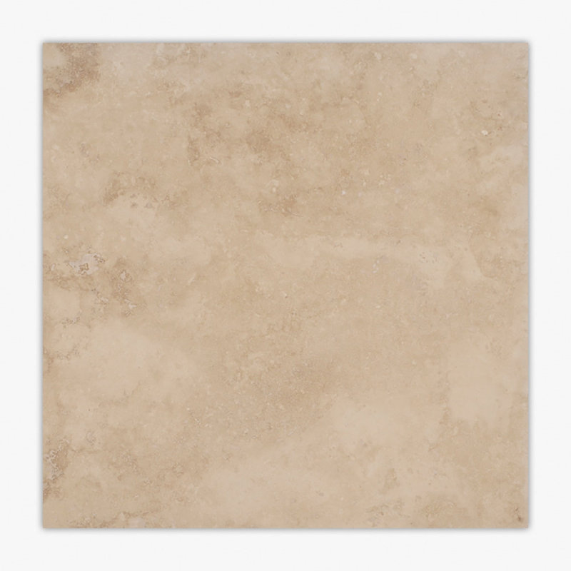 Ivory Honed Filled 18x18 Travertine Tile