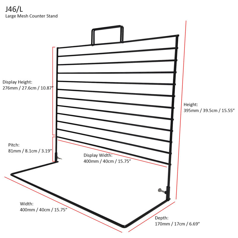 Aliysha 40cm W Metal Merchandiser