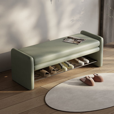 47.2in Shoe Storage Bench Shoe Changing Stool