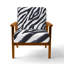 Chaise avec accoudoirs en velours Zebra-1279028944-1300823637