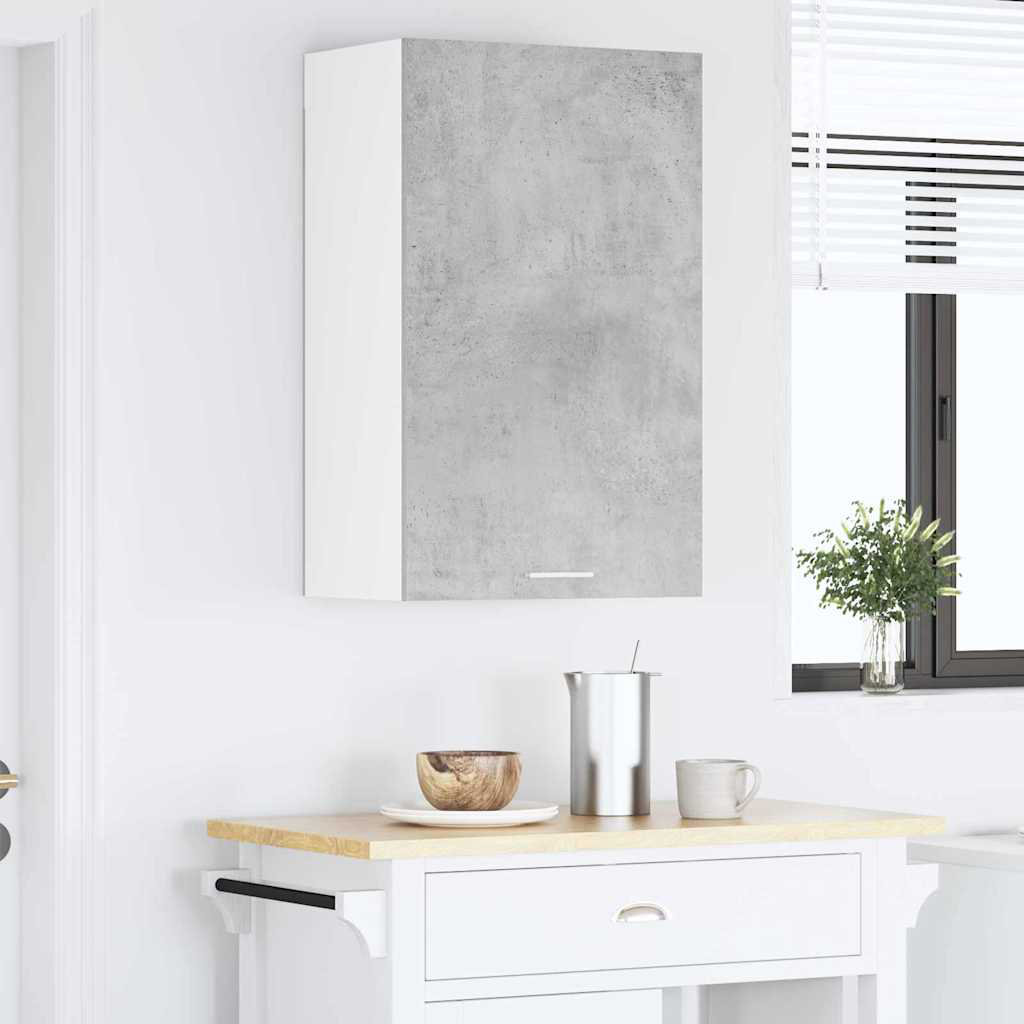 Vidaxl Hanging Cabinet Riga Artisan Oak And White 40 X 31 X 80 Cm