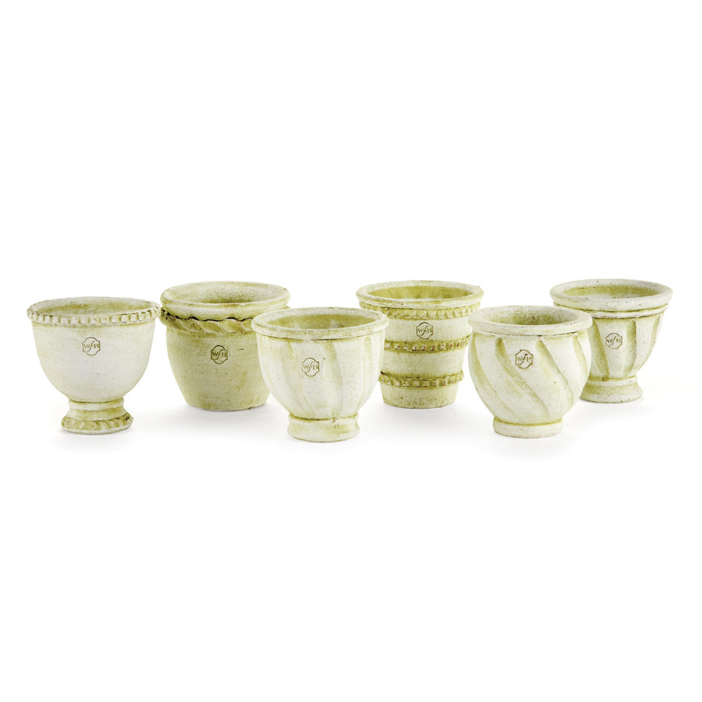 Middlefield 6 - Piece Clay Pot Planter, Willow