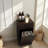 Modern Tilt-Out 10 Gallon Fluted Laundry Hamper Cabinet With  Wave-Textured Hideaway Drawers-392496387