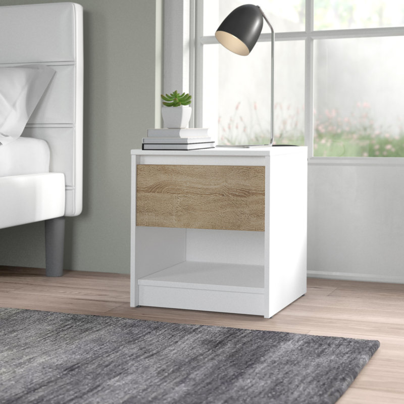 Wenecja 270.97cm W Manufactured Wood Bedside Table