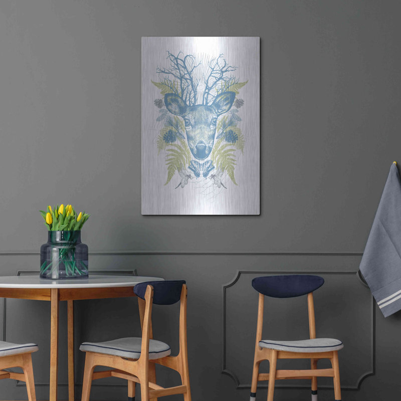 «Deer Adventure» par Rachel Caldwell, H 36 po x l 24 po