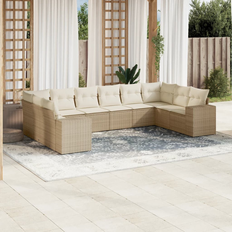 Ensemble de canapé de jardin Vidaxl