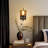  DAKAFUL Wall Sconces with Clear Glass Shades, Farmhouse Vintage Armed Sconce for Bedroom, Hallway, or Living Room (Set of 2)-114357207