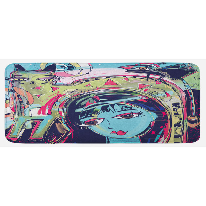 Tapis de cuisine art