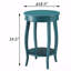Table d'appoint ronde avec tablette inférieure-643193553