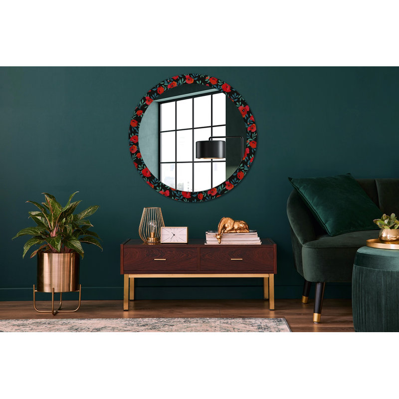 Huldar Glass Flat Wall Mirror