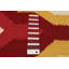 Kilim rouge Ankara 5 pi 1 po x 7 pi 8 po