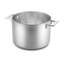 Attiva Peltro Deep Pot with Lid 7.87" - 12 Pieces - Pewter-516074866