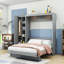 Lit escamotable en bois avec tablettes et garde-robe-2127528499-2127528493