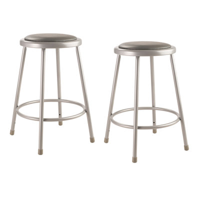 Ergonomic Industrial Stool with Footrest