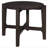 Mavis Dark Brown Round Solid Wood End Table