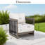 Chaise longue avec coussins Sereno-553656744