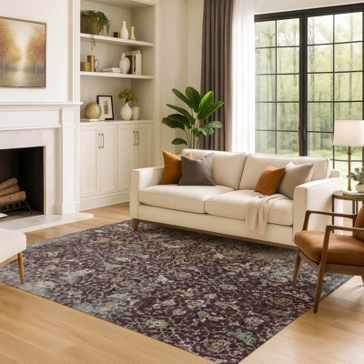Tapis oriental lavable à la machine de qualité supérieure Mayfield AMF2359