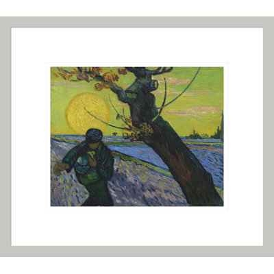 «The Sower» par Vincent van Gogh, impression giclée encadrée