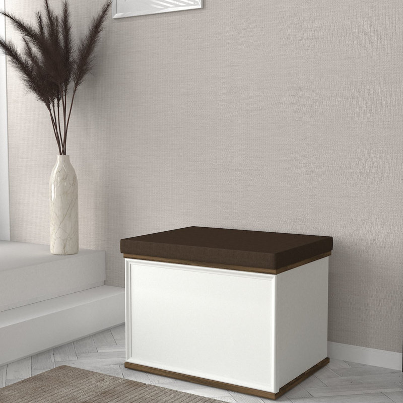 Tera Home 60cm Wide Tufted Pouf Ottoman