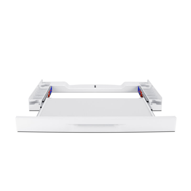Compact White Electric Stacking Washer and Dryer Set