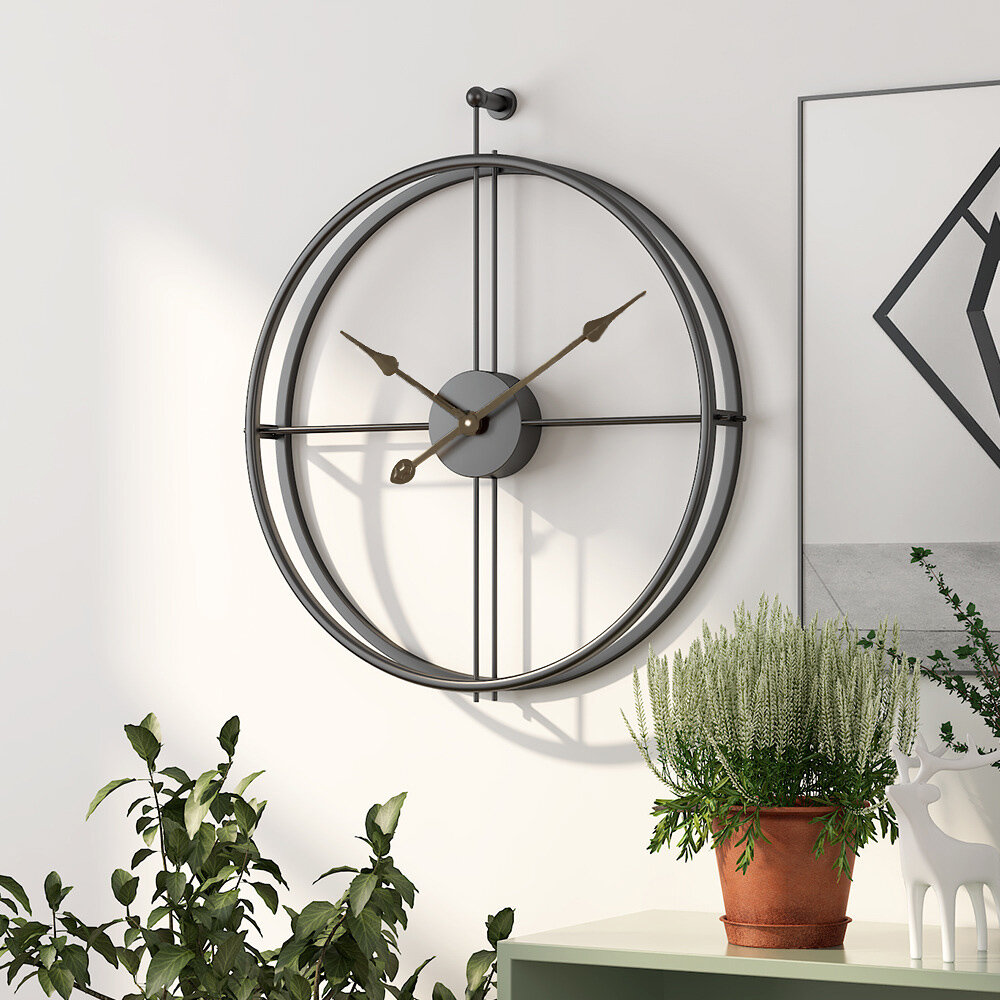 Williston Forge Plemons Metal Wall Clock & Reviews | Wayfair