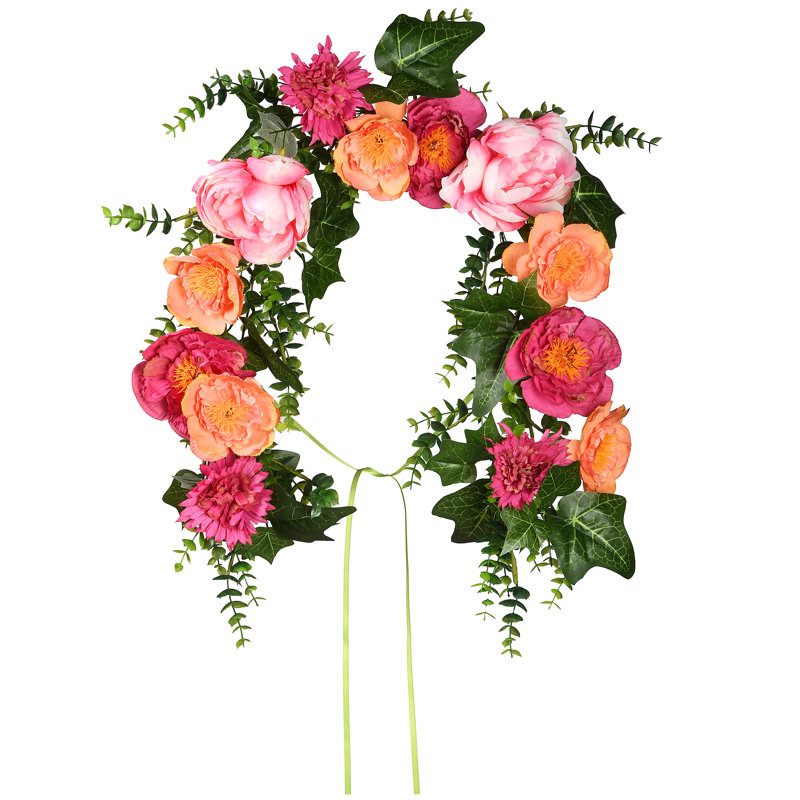 36" Spring Flowers Mailbox Swag