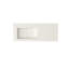 Meuble-lavabo mural 47 po avec lavabo en résine de pierre, lavabo vasque flottant blanc, lavabo rectangulaire pour salle de bain, blanc mat moderne