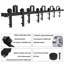 Sliding 4 Doors Bypass Barn Door Hardware Kit-123017387