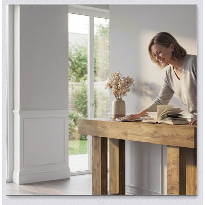 63'' Long Console Table, Farmhouse Entryway Table With Storage, Native Wood Grain Tree Scars, Wooden Rectangular Sofa Table Behind Couch For Entrance, Hallway, Living Room, Foyer