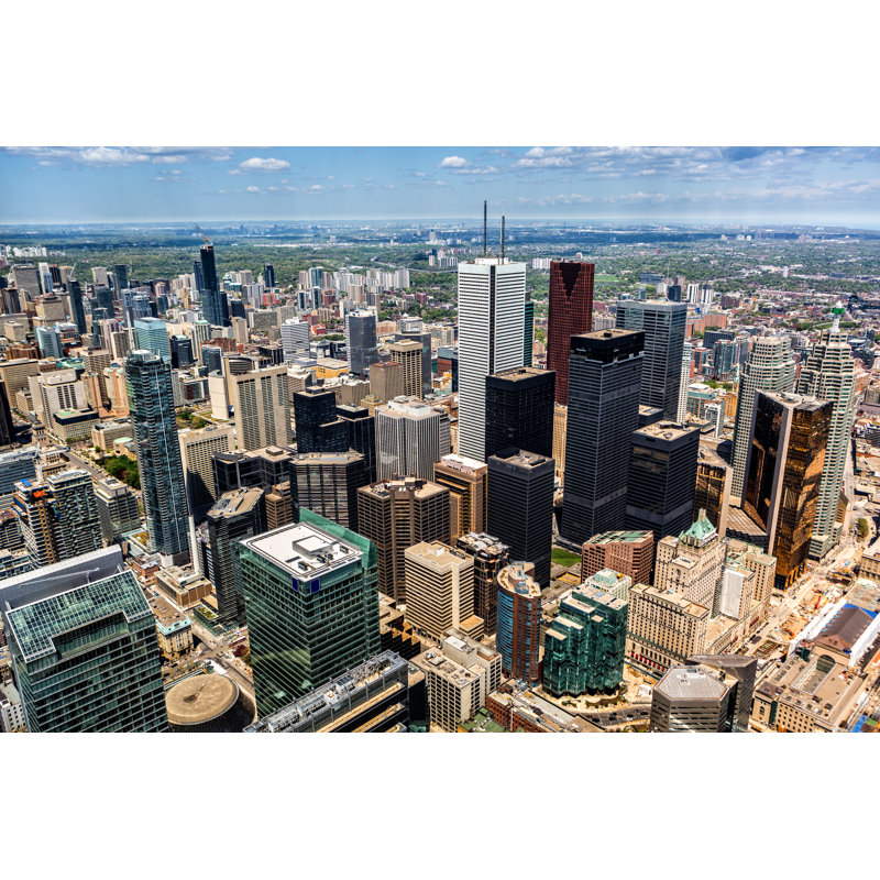 Toronto Skyline by Ultima_Gaina - Wrapped Canvas Print, 61cm H x 91cm W