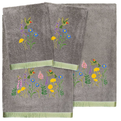 Ensemble de serviettes 4 pièces 100% coton Hada