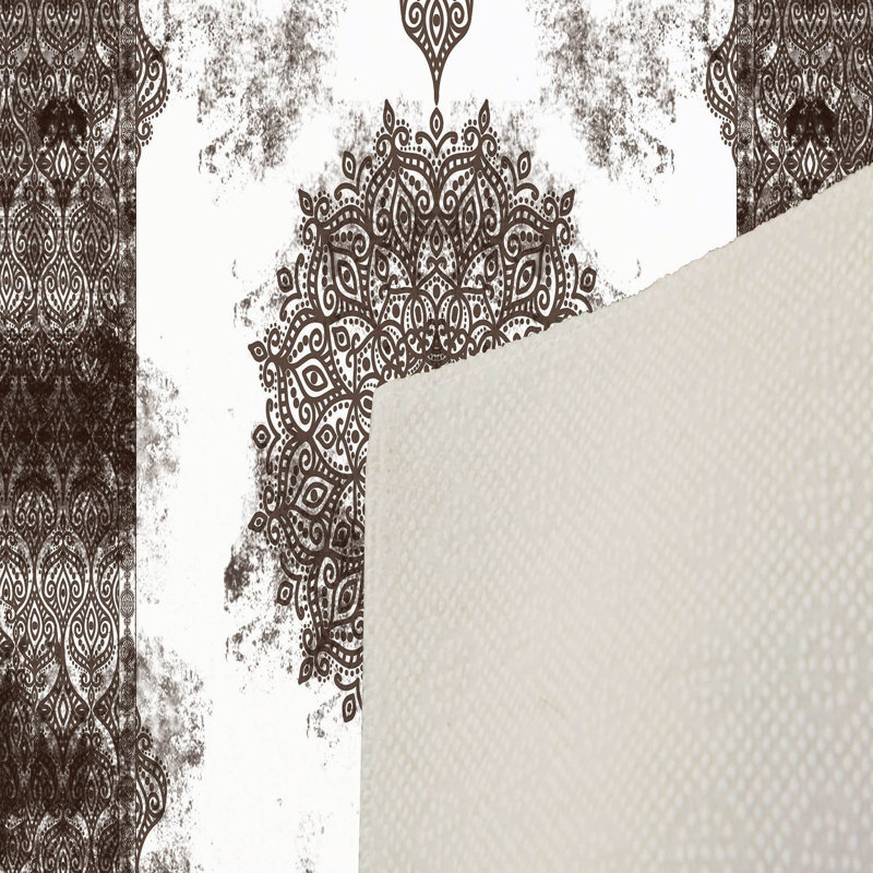Stylish Hall Carpet (3.3 x 6.6 ft), 100% Polyester, 0.3 in Pile Height | Antibacterial, Non-Slip PVC Felt Dot Underside | Machine Washable, 3D Digital Print, Durable & Easy to Clean | Perfect for Entryway & Living Areas