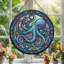 Panneau de vitrail Octopus Design - 7,8H-1476053145
