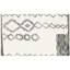 Tapis gris / ivoire Kaylee Sahara Boho-2081979407